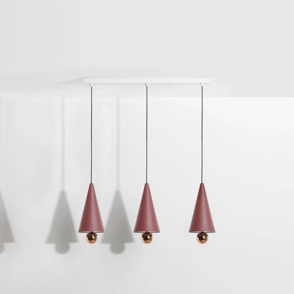 PetiteFritureۥե󥹡ǥCherry Pendant system 3 Brown red (W900mm)
