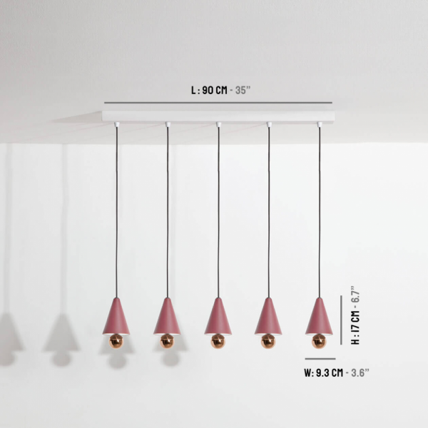 PetiteFritureۥե󥹡ǥCherry Pendant system 5 Brown red (W900mm)