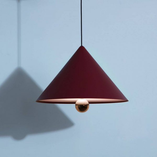 Petite FritureۡCherry LED pendant, large, blackץڥȥ饤 Brown redʦ500H375mm)