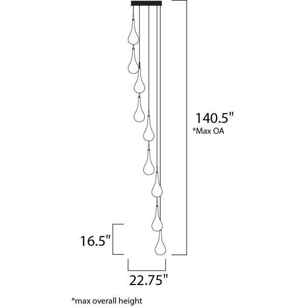 ET2ۥꥫ󥰥ڥȥ饤ȡLARMES LED9W580L580H420-3570mm