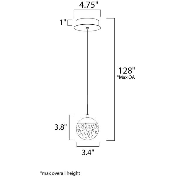 ET2ۥꥫLEDڥȥ饤ȡORB II1W140L140H150-3250mm