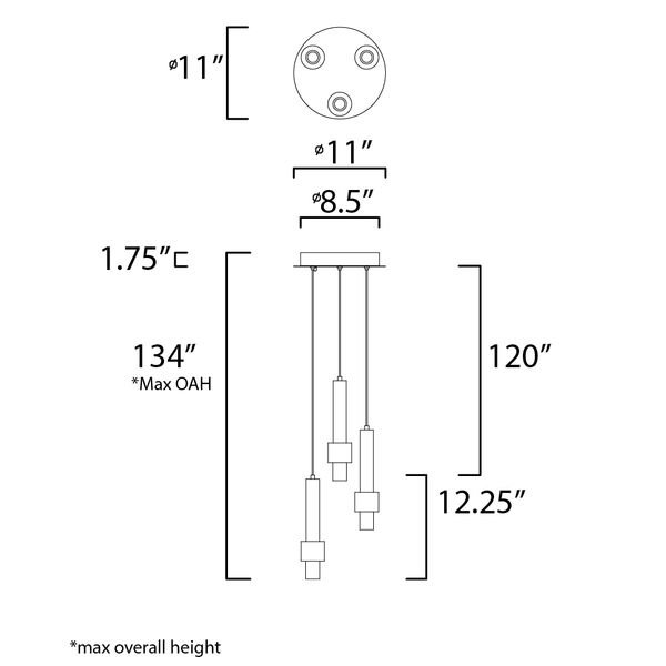 ET2ۥꥫLEDڥȥ饤ȡREVEAL3W280L280H310-3400mm