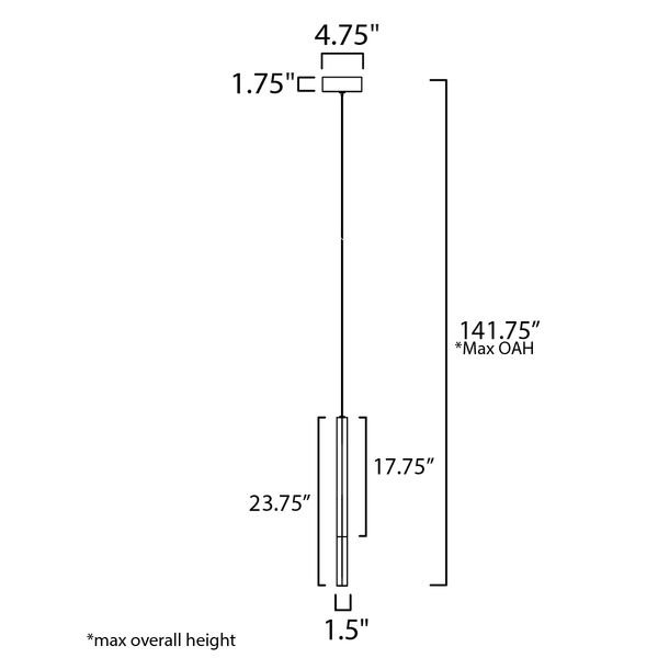 ET2ۥꥫLEDڥȥ饤ȡDIAPHANE1W40L40H600-3600mm