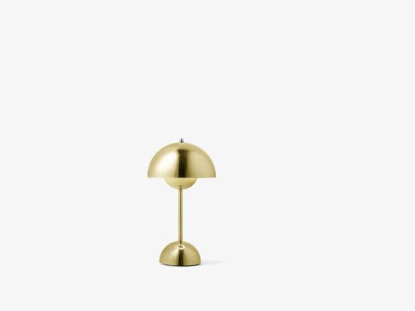 &Tradition̲ǥFlowerpot VP9 portable table lamp, brass platedץơ֥饤(160H295mm)