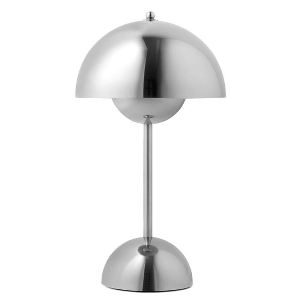 &Tradition̲ǥFlowerpot VP9 portable table lamp, chrome platedץơ֥饤(160H295mm)