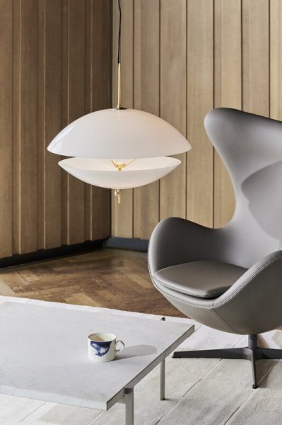 Fritz Hansen̲ǥClam pendant, 44 cm, opalץڥȥ饤(440H522mm)