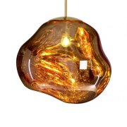 【Tom Dixon】北欧デザイン照明「Melt LED pendant, gold」ペンダントライト(Φ500×H500mm)