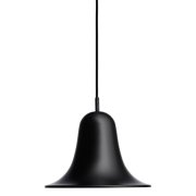 【Verpan】北欧デザイン照明「Pantop pendant 23 cm, matt black」ペンダントライト(Φ230×H166mm)