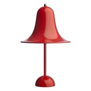 【Verpan】北欧デザイン照明「Pantop table lamp 23 cm, bright red」テーブルライト(Φ230×H380mm)