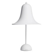 【Verpan】北欧デザイン照明「Pantop table lamp 23 cm, matt white」テーブルライト(Φ230×H380mm)