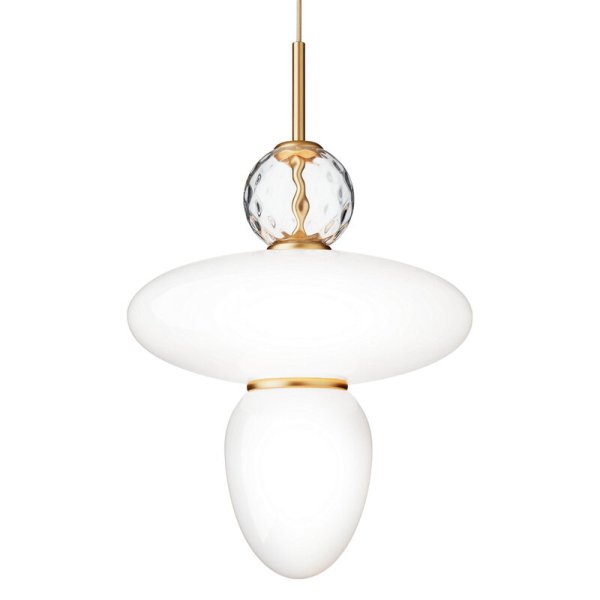 Nuura̲ǥRizzatto 43 pendant, brass - opal whiteץڥȥ饤(400H622mm)