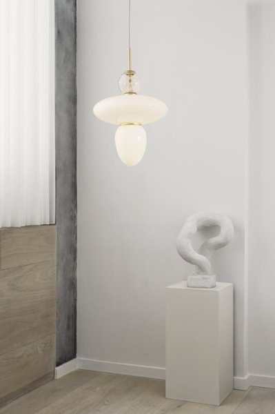 Nuura̲ǥRizzatto 43 pendant, brass - opal whiteץڥȥ饤(400H622mm)