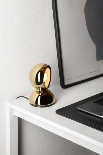 Artemide̲ǥEclisse table/wall lamp, goldץơ֥饤(120H180mm)