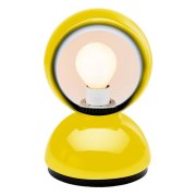 【Artemide】北欧デザイン照明「Eclisse table/wall lamp, yellow」テーブルライト(Φ120×H180mm)