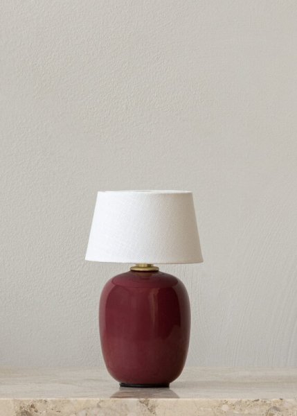 Menu̲ǥTorso Portable table lamp, rubyץơ֥饤(120H200mm)