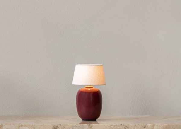 Menu̲ǥTorso Portable table lamp, rubyץơ֥饤(120H200mm)