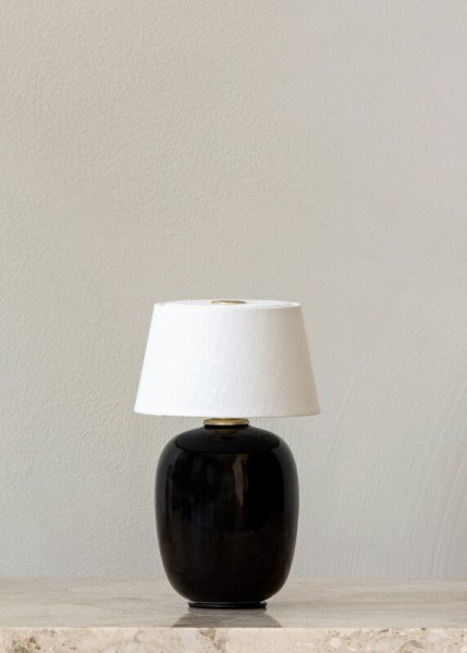 Menu̲ǥTorso Portable table lamp, blackץơ֥饤(120H200mm)