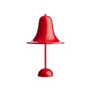 【Verpan】北欧デザイン照明「Pantop Portable table lamp 18 cm, bright red」テーブルライト(Φ180×H300mm)