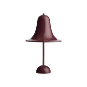 【Verpan】北欧デザイン照明「Pantop Portable table lamp 18 cm, burgundy」テーブルライト(Φ180×H300mm)