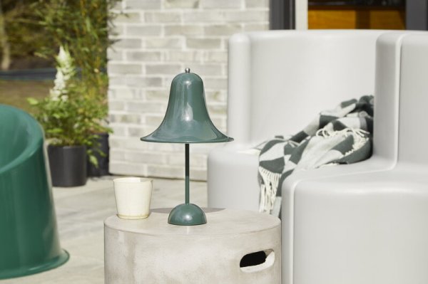 Verpan̲ǥPantop Portable table lamp 18 cm, dark greenץơ֥饤(180H300mm)