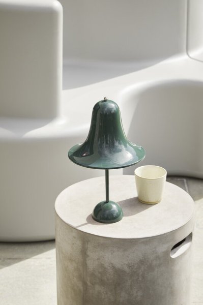 Verpan̲ǥPantop Portable table lamp 18 cm, dark greenץơ֥饤(180H300mm)