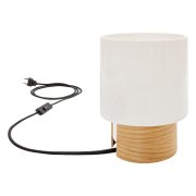 Tonfisk Design̲ǥIlta table lamp 18 cm, white - oakץơ֥饤(125H180mm)
