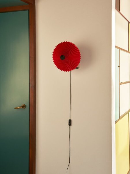 HAY̲ǥMatin wall lamp 300, bright redץ饤(300D250mm)