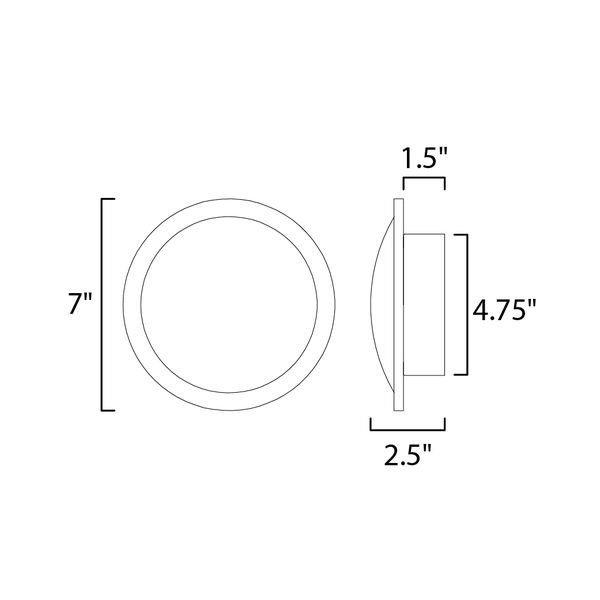 ET2ۥꥫLED饤ȡSAUCER1W180D60H180mm