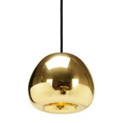 【Tom Dixon】北欧デザイン照明「Void Mini LED pendant, brass」ペンダントライト(Φ155×H120mm)