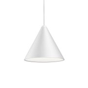 【Flos】北欧デザイン照明「String Light Cone Head lamp, 12 m cable, white」ペンダントライト(Φ190×H160mm)