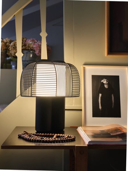 DCW editions̲ǥYasuke table lamp, blackץơ֥饤(W395D291H443mm)