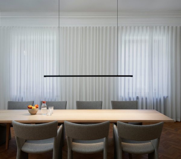 Wästberg̲ǥw181 Linier pendant, 2700K, dimmable, blackץڥȥ饤(W1515H130mm)