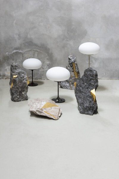 GUBI̲ǥStemlite table lamp, 70 cm, dimmable, pebble greyץơ֥饤(320H700mm)