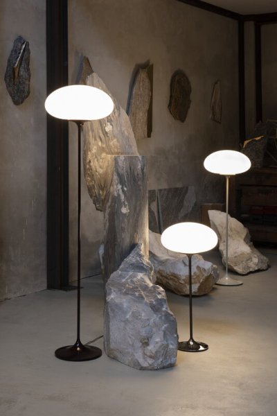 GUBI̲ǥStemlite floor lamp, 150 cm, dimmable, black chromeץե饤(380H1500mm)