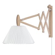 【Le Klint】北欧デザイン照明「Sax 223-2/17 wall lamp, light oak」ウォールライト(W290×D330-600×H310mm)
