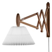 【Le Klint】北欧デザイン照明「Sax 223-2/17 wall lamp, smoked oak」ウォールライト(W290×D330-600×H310mm)