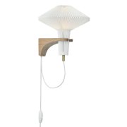【Le Klint】北欧デザイン照明「Wall lamp 204, light oak」ウォールライト(Φ270×D270×H240mm)