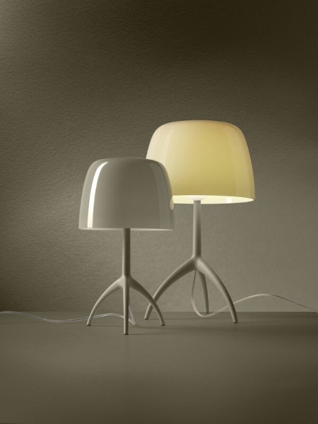 Foscarini̲ǥLumiere Nuances table lamp, small, Cretaץơ֥饤(200H350mm)