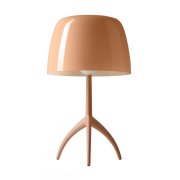 【Foscarini】北欧デザイン照明「Lumiere Nuances table lamp, small, Cipria」テーブルライト(Φ200×H350mm)
