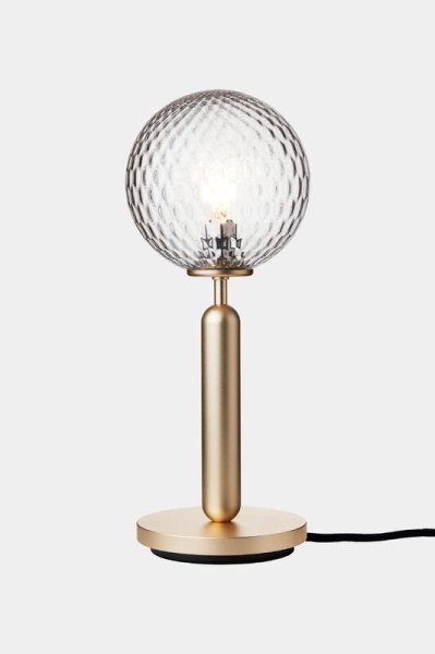 Nuura̲ǥMiira table lamp, brass - optic clearץơ֥饤(140H345mm)