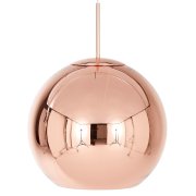 【Tom Dixon】北欧デザイン照明「Copper LED pendant, round, 45 cm」ペンダントライト(Φ450×H400mm)