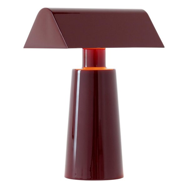 &Tradition̲ǥCaret MF1 portable table lamp, dark burgundyץơ֥饤(W100D150H220mm)