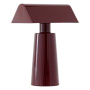 【&Tradition】北欧デザイン照明「Caret MF1 portable table lamp, dark burgundy」テーブルライト(W100×D150×H220mm)
