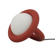 【AGO】北欧デザイン照明「Balloon table lamp, brick red」テーブルライト(Φ177×H167mm)