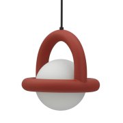 AGO̲ǥBalloon pendant, brick redץڥȥ饤(197H200mm)