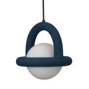【AGO】北欧デザイン照明「Balloon pendant, dark blue」ペンダントライト(Φ197×H200mm)