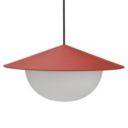 【AGO】北欧デザイン照明「Alley pendant, large, brick red」ペンダントライト(Φ340×H158mm)