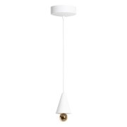 【Petite Friture】北欧デザイン照明「Cherry LED pendant, mini XS, white」ペンダントライト(Φ93×H170mm)