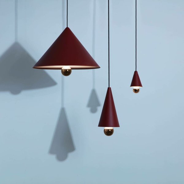 Petite Friture̲ǥCherry LED pendant, mini XS, brown redץڥȥ饤(93H170mm)