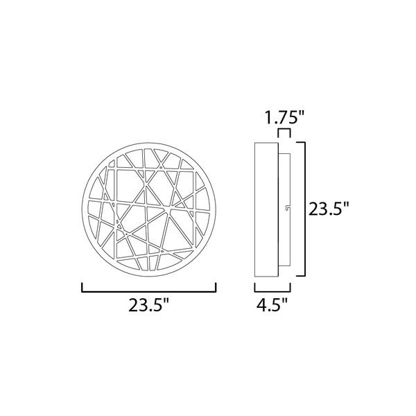 ET2ۥꥫLED󥰥饤ȡINTERSECT1W600L600H110mm